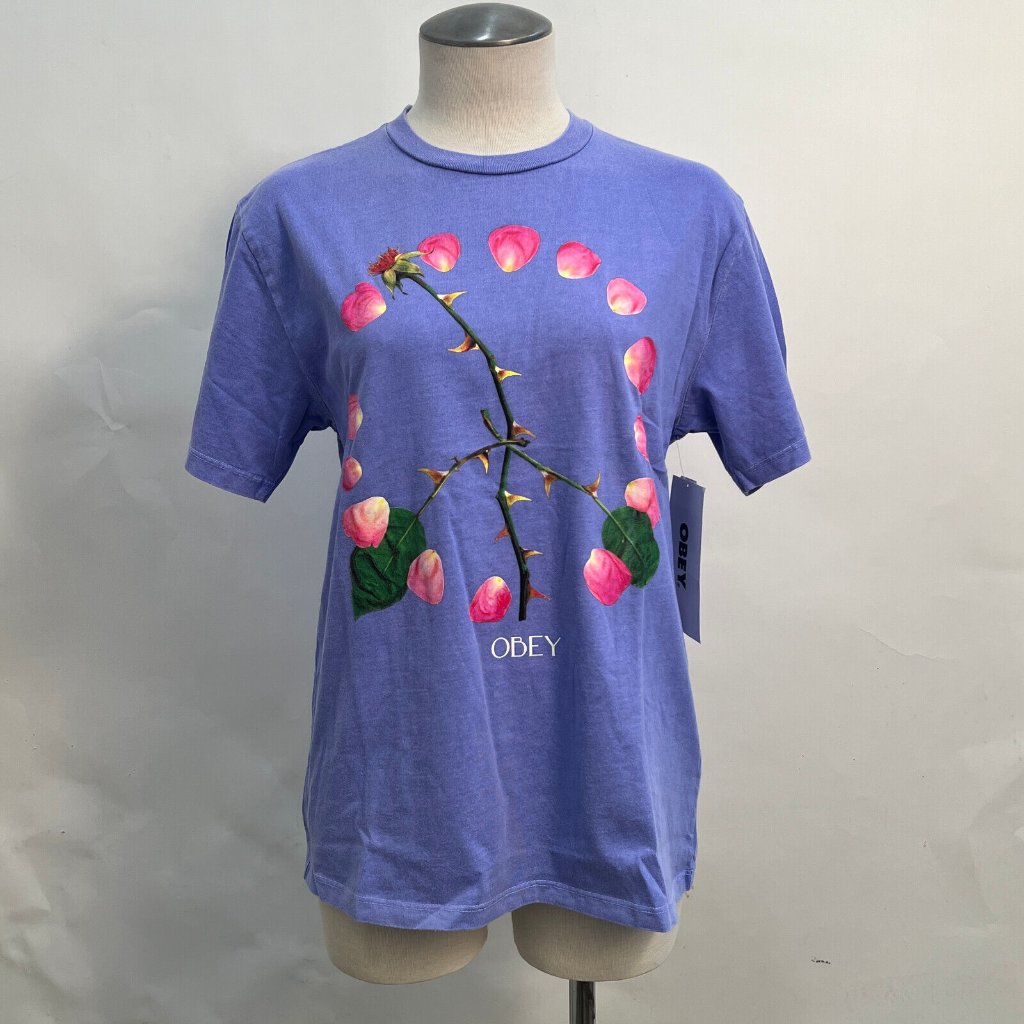 Obey Pigment T-Shirt "Peace For Our Time: Digital Violet